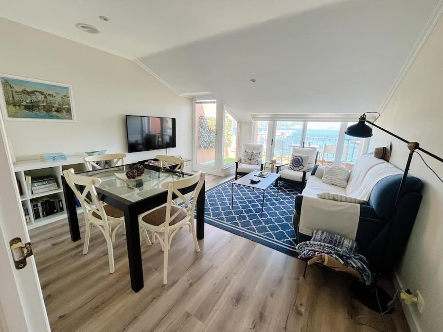 Ferienwohnung Atico Azul De Portosín Exterior foto