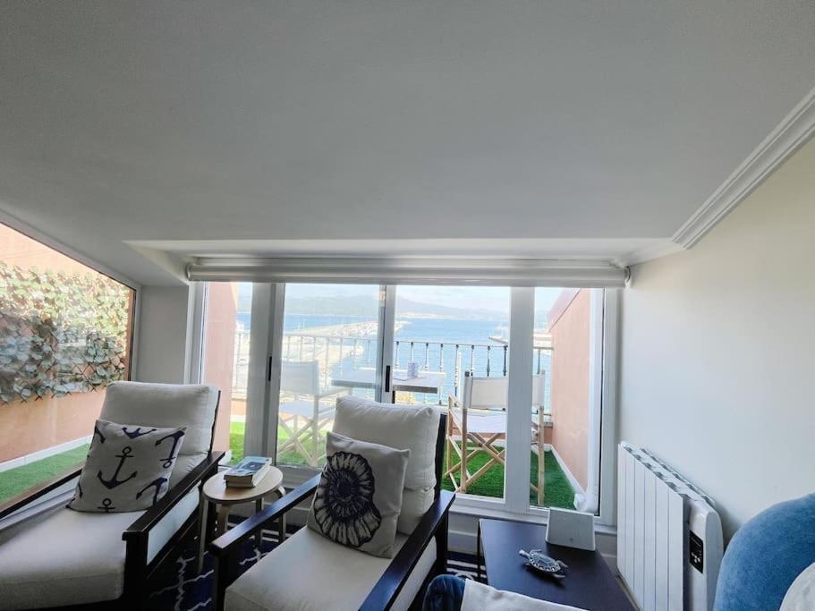 Ferienwohnung Atico Azul De Portosín Exterior foto